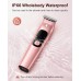 Rolgno Electric Razor for Women, [IPX6 Waterproof & Skin-Friendly] Lady Shaver Body Trimmer, Rechargeable Ladies Hair Remover with USB Charge Dock, for Face, Legs, Arms, Travel Lock, Wet and Dry