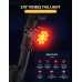 Rolgno Bike Lights Front And Back, [8+7 Lighting Modes] & [Sturdy Aluminum Alloy] Super Bright LED Bicycle Lights, USB Rechargeable & IP65 Waterproof Bike Light Set for Mountain, Night Riding Full HD