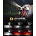 Rolgno LED Rechargeable Headlamp, Ultra Bright Head Torch with Sensor & Red Light, 6 Light Modes & IPX4 Waterproof Headlamps, 2000 mAh Battery, Long Running Time, for Camping, Fishing, Hiking, Night